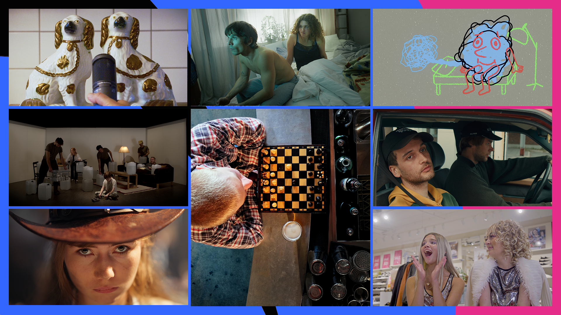 Stillbilder ur filmerna