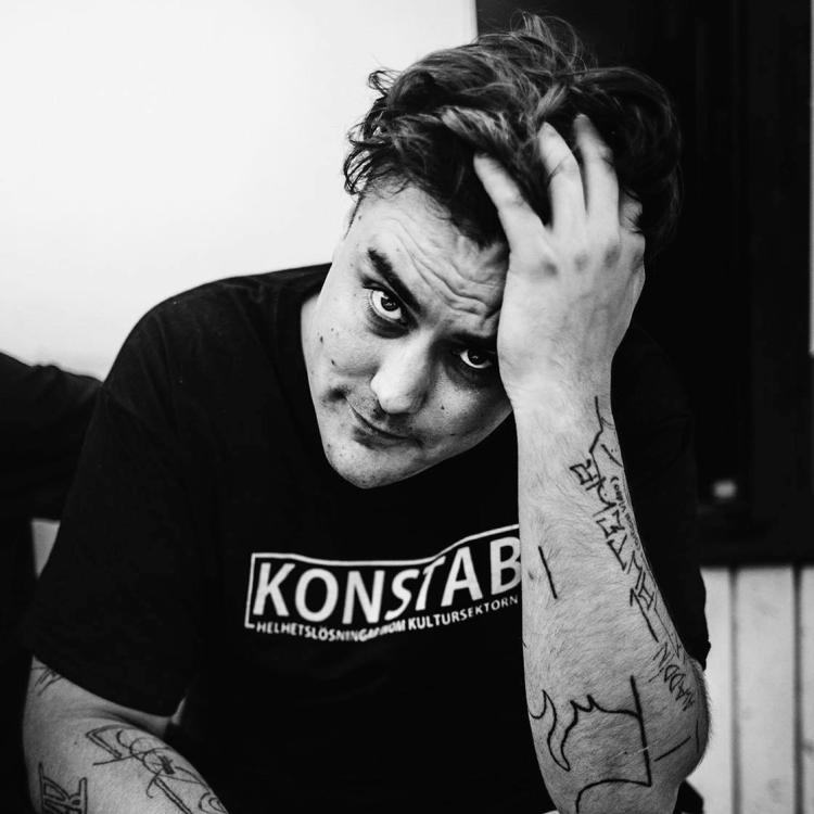 Porträtt på Ossian Melin